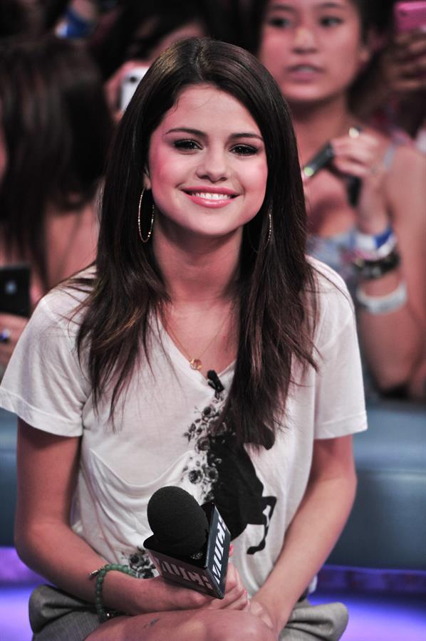 Selena Gomez visits New Music Live, August 24, 2011 