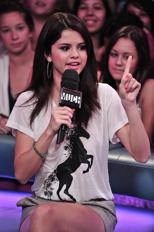 Selena Gomez visits New Music Live, August 24, 2011 