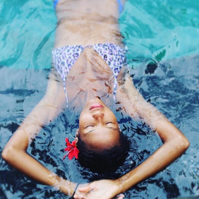 Ariela Oliveira in a bikini