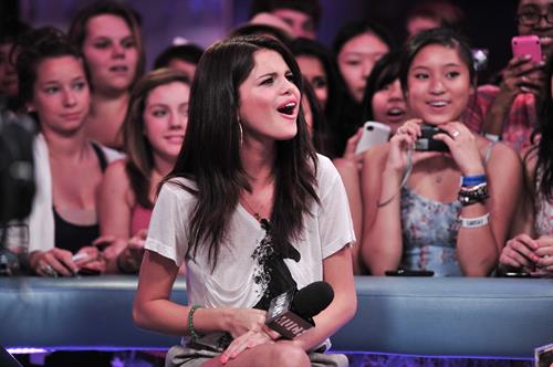 Selena Gomez visits New Music Live, August 24, 2011 