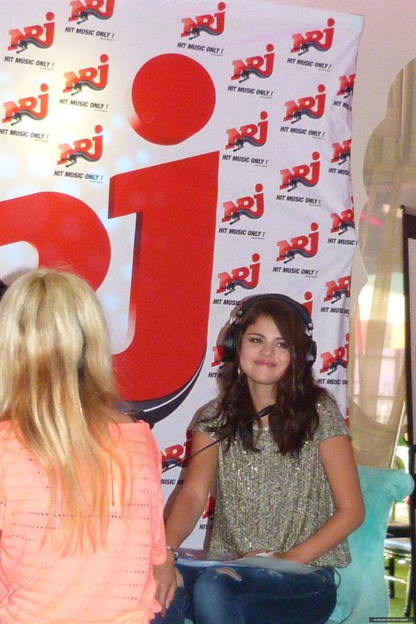 Selena Gomez visits NRJ Radio May 21, 2012 