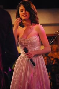 Selena Gomez on the Good Morning America show in New York City, February 11, 2010