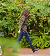 Selena Gomez at a gas station in Los Angeles November 17, 2012 