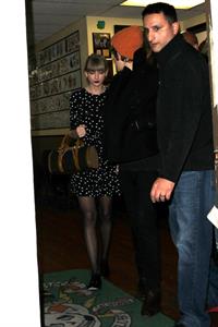 Taylor Swift - at Shamrock Tattoo 12/18/12  