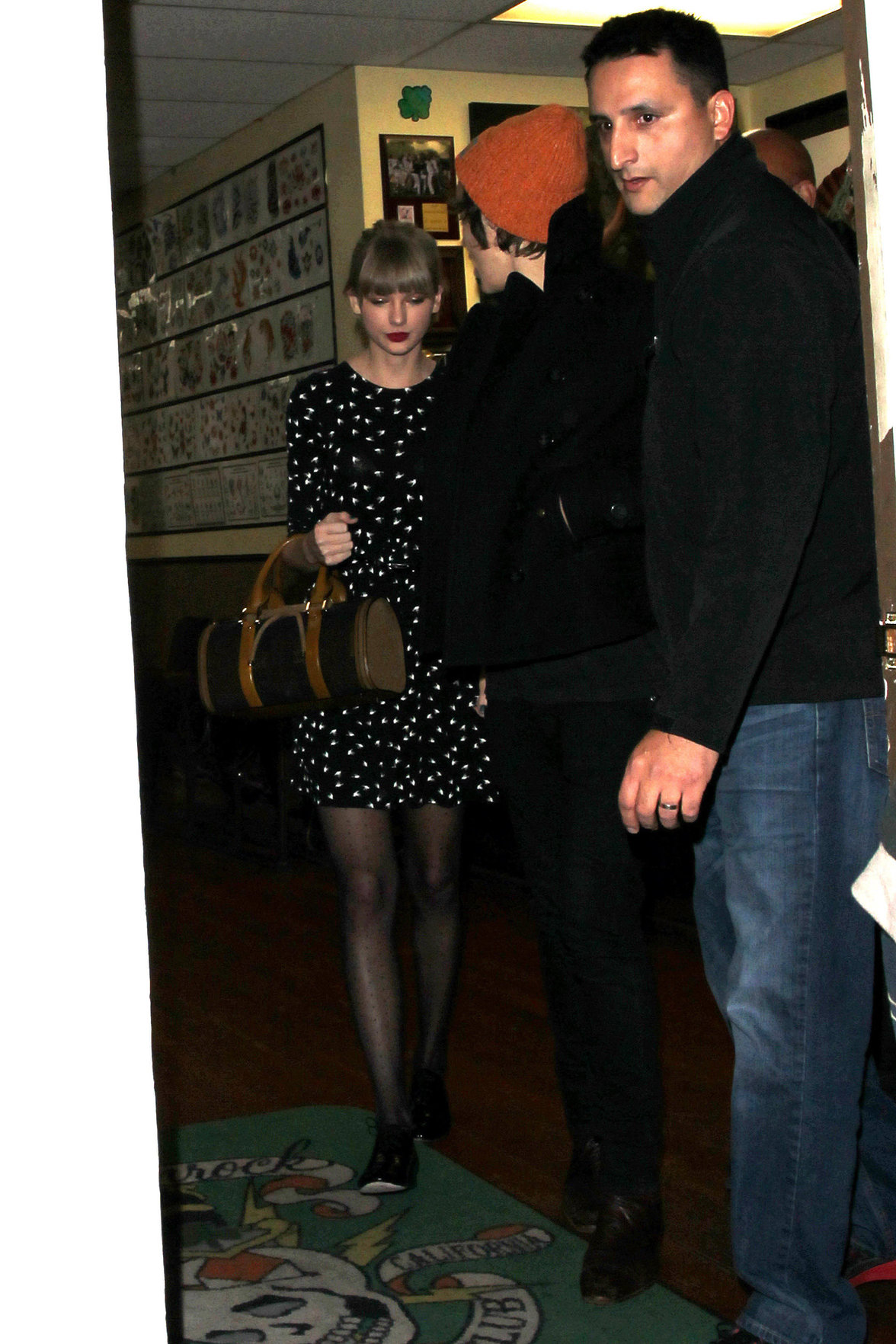 Taylor Swift - at Shamrock Tattoo 12/18/12  