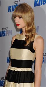 Taylor Swift at the KIIS FM 2012 Jingle Ball concert at Nokia Theatre in Los Angeles - December 1, 2012 