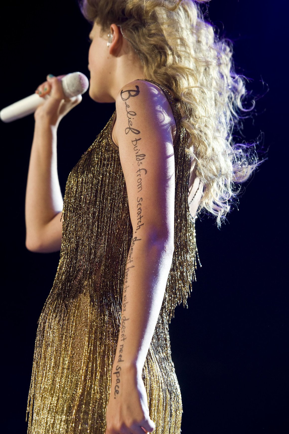 Taylor Swift performing live at Prudential Center in Newark July 19, 2011