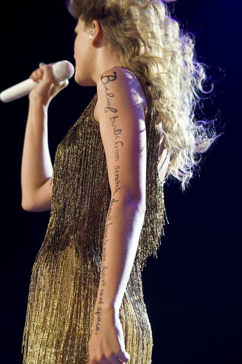 Taylor Swift performing live at Prudential Center in Newark July 19, 2011