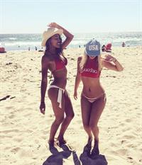 Kylie Bunbury in a bikini