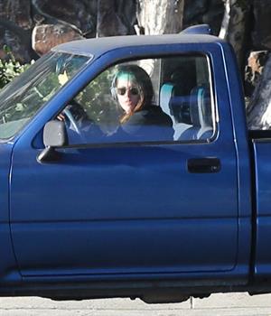 Kristen Stewart driving in Los Angeles - October 30, 2013  
