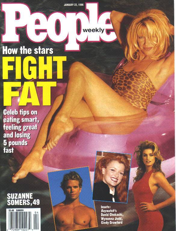 Suzanne Somers in a bikini