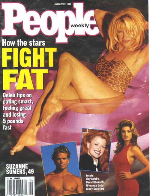 Suzanne Somers in a bikini