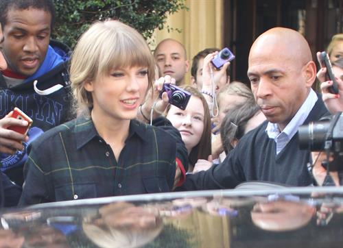Taylor Swift leaving her hotel in London 10/6/12