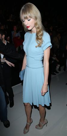 Taylor Swift at Elie Saab Spring Summer 2012/13 fashion show in Paris 10/3/12 