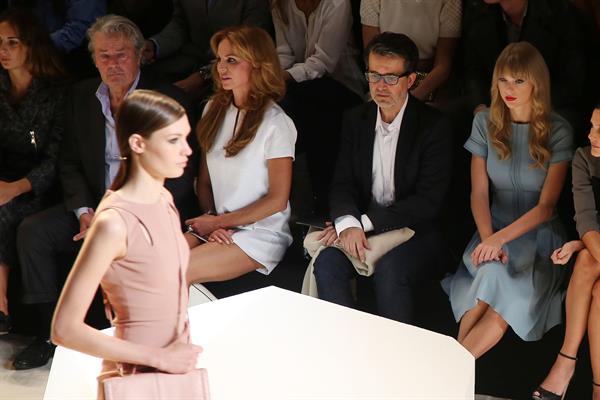 Taylor Swift at the Elie Saab Spring Summer 2012/13 fashion show in Paris 10/3/12 