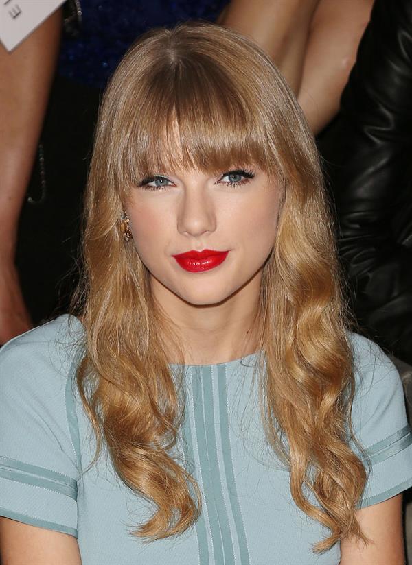 Taylor Swift at the Elie Saab Spring Summer 2012/13 fashion show in Paris 10/3/12 