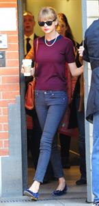Taylor Swift out and about in London October 4, 2012