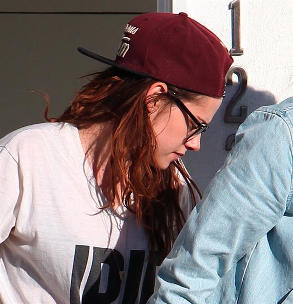 Kristen Stewart outside her home in LA 2/26/13 