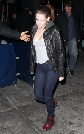 Kristen Stewart at the 'On the Road' after party at Abe and Arthur's in New York City December 13, 2012 