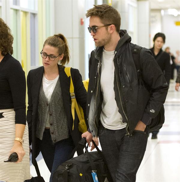 Kristen Stewart at JFK Airport in New York City 11/23/12 