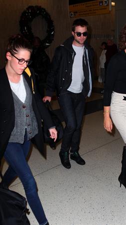 Kristen Stewart at JFK Airport in New York City 11/23/12 