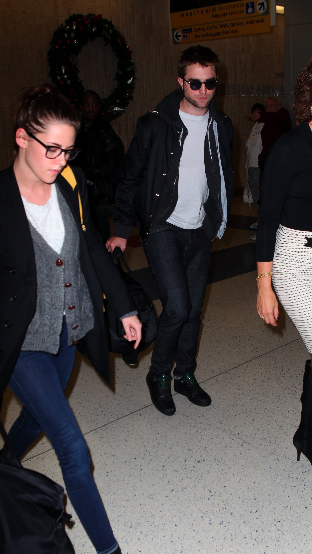Kristen Stewart at JFK Airport in New York City 11/23/12 