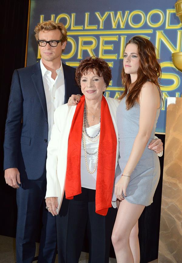 Kristen Stewart at Hollywood Foreign Press Association's Cecil B. Demille Award presentation in Beverly Hills 11/1/12