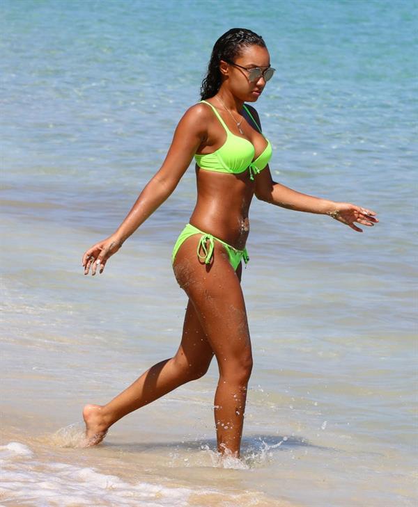 Leigh Anne Pinnock in a bikini