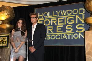 Kristen Stewart at Hollywood Foreign Press Association's Cecil B. Demille Award presentation in Beverly Hills 11/1/12