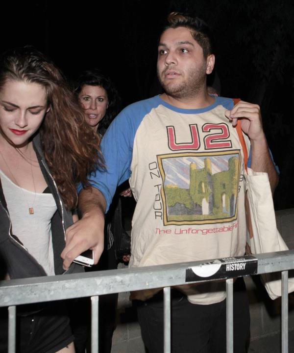 Kristen Stewart - Florence and the Machine concert Los Angeles 10/7/12 