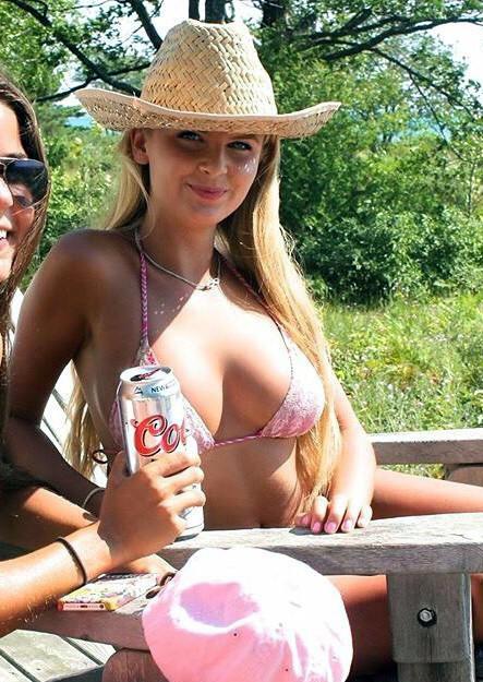 Angelika Nina Melnyk in a bikini