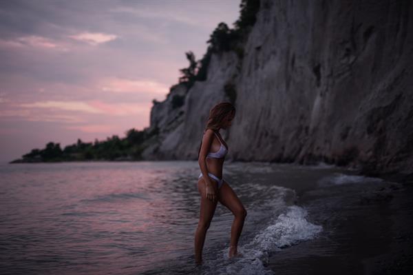 Angelika Nina Melnyk in a bikini