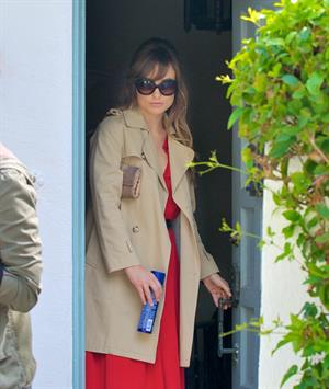 Olivia Wilde leaving her house in Los Angeles October 24, 2011