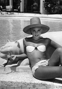 Elke Sommer in a bikini
