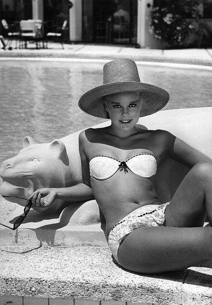Elke Sommer in a bikini