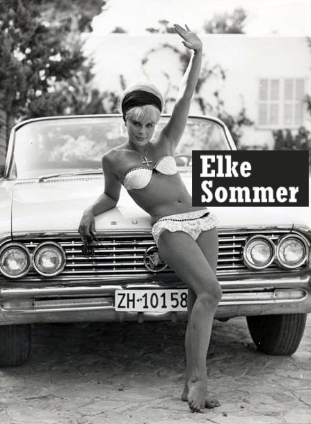 Elke Sommer in a bikini