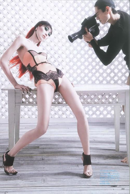 Tao Okamoto in lingerie