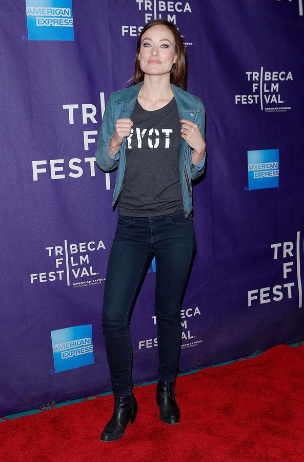Olivia Wilde Tribeca Film Festival - Shorts Program -  The Rider and the Storm  - New York City - April 22, 2013