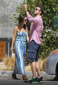 Olivia Wilde house hunting in LA 9/13/13