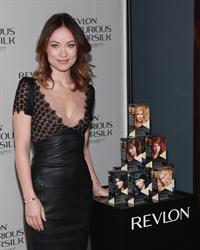 Olivia Wilde at the Revlon Luxurious ColorSilk Buttercream launch in NYC 07.02.13 