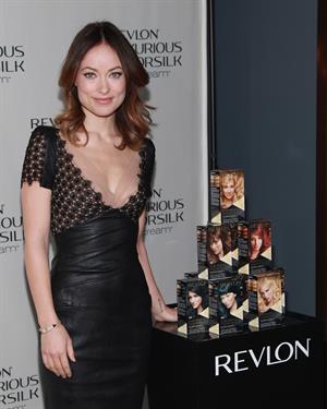 Olivia Wilde at the Revlon Luxurious ColorSilk Buttercream launch in NYC 07.02.13 