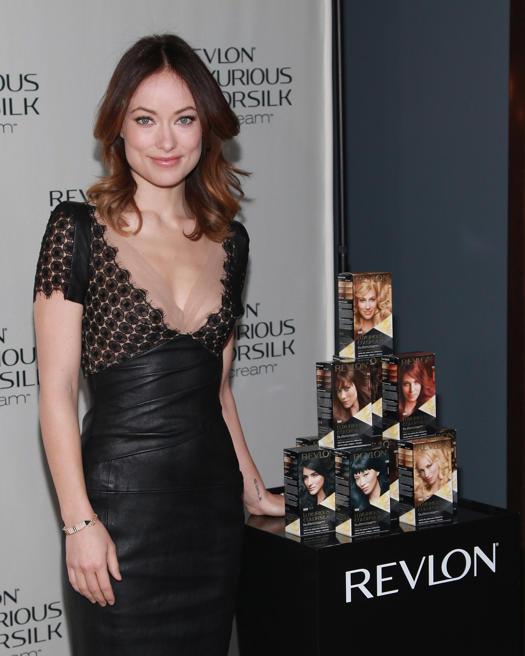 Olivia Wilde at the Revlon Luxurious ColorSilk Buttercream launch in NYC 07.02.13 
