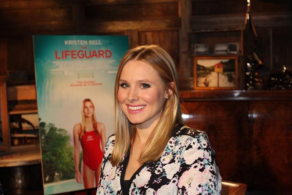 Kristen Bell The Lifeguard press day in West Hollywood - August 5, 2013 