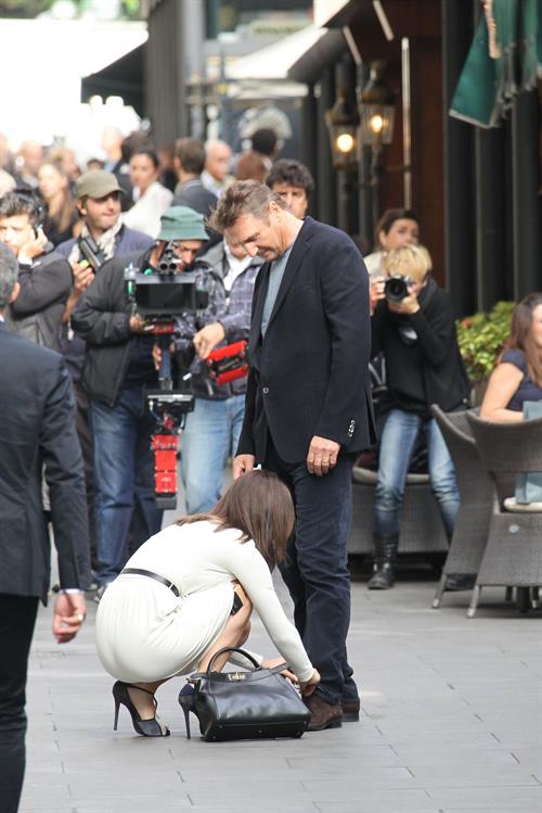 Olivia Wilde Filming  Third Person  in Rome (10/17/12) 