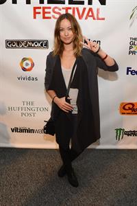 Olivia Wilde The Global Citizen Festival in Central Park to End extreme poverty on September 29, 2012 