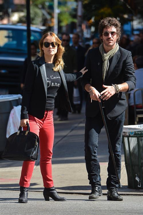 Olivia Wilde at Cafe Gitane in Nolita - September 24, 2012 