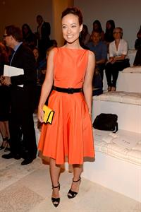 Olivia Wilde - Ralph Lauren Spring 2013 fashion show, New York - September 13,2012