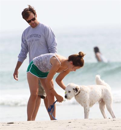 Olivia Wilde - on the beach in Wilmington,North Carolina - August 18 2012