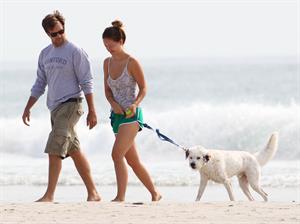 Olivia Wilde - on the beach in Wilmington,North Carolina - August 18 2012