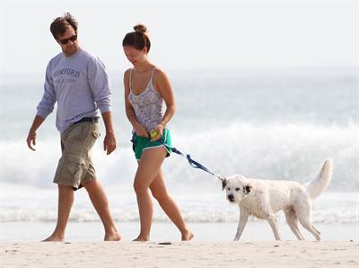 Olivia Wilde - on the beach in Wilmington,North Carolina - August 18 2012